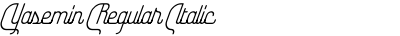 Yasemin Regular Italic
